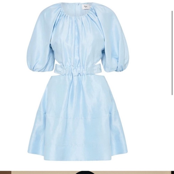 Aje Blue Cutout Dress (size 0). Aje size 4 - Picture 9 of 10